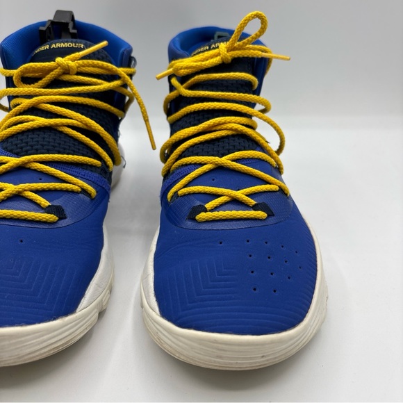 Under Armour Curry 3zer0 II GS Youth Basketball Shoes Size 7Y Royal Taxi/White - Picture 10 of 16